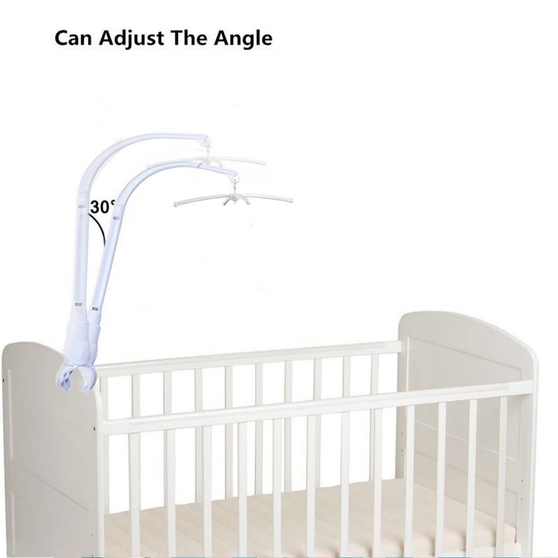Accfore DIY 23 inches Crib Mobile Arm Nursery Mobile arm Baby Mobile Hanger, Mobile arm for Crib,The Claw Part can be Adjusted Width,DIY Toy Decoration - Image 4